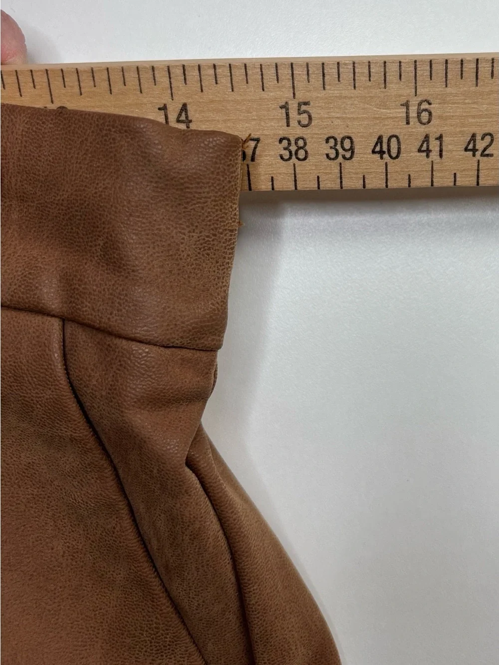 Free People Roma Vegan Suede Shorts Brown High Rise XS